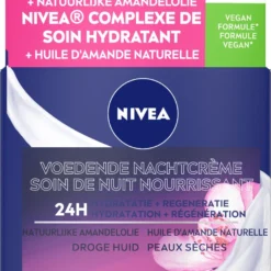 NIVEA Essentials Herstellend Droge Of Gevoelige Huid - 50 Ml - Nachtcrème
