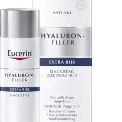 Eucerin Hyaluron-Filler Anti-Rimpel Urea Rijke Textuur - Dagcrème - 50 Ml