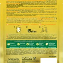 Garnier SkinActive Sheet Mask Vitamine C* Gezichtsmasker - 5 Stuks Voordeelverpakking 9 Garnier SkinActive Sheet Mask Vitamine C* Gezichtsmasker - 5 Stuks Voordeelverpakking -Zacht Huid Verkoop 891x1200 1