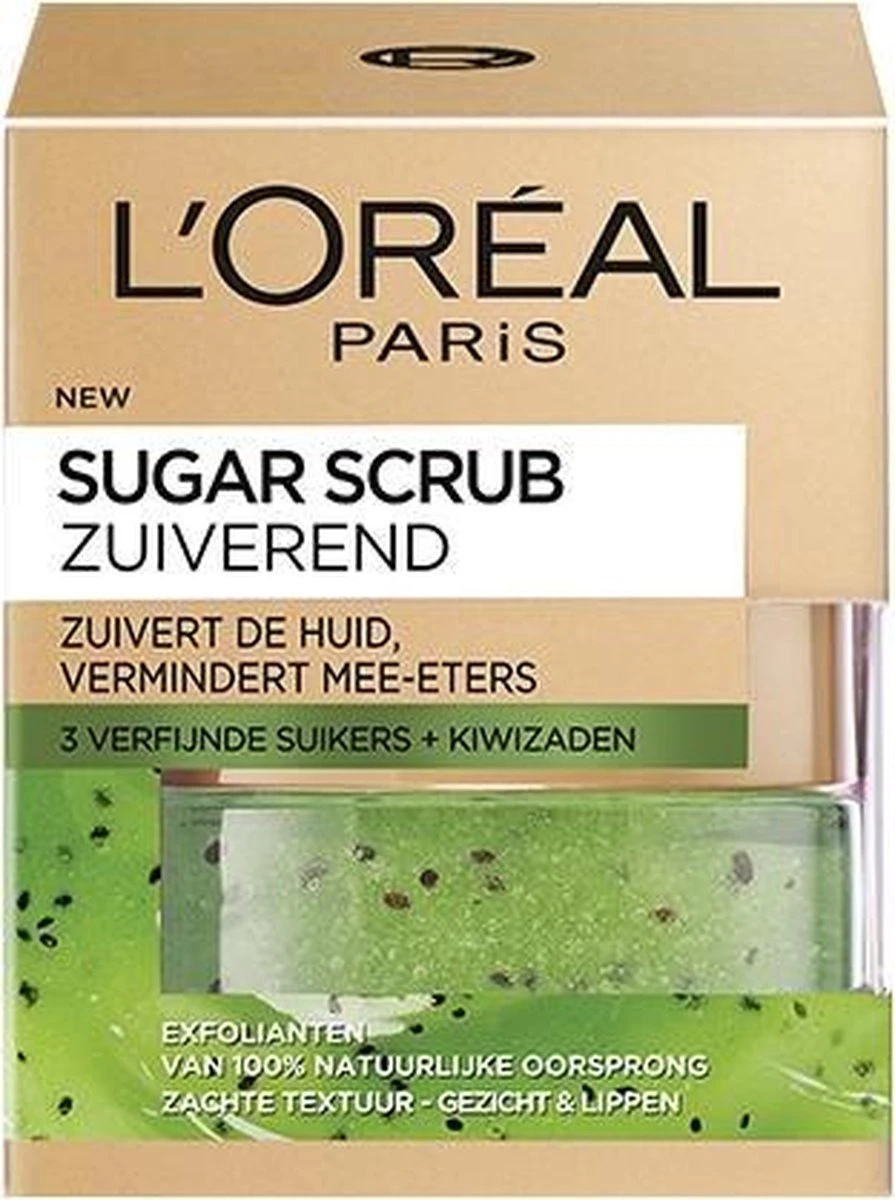 L'Oréal Paris Sugar Scrub Kiwi Gezichtsscrub - Zuiverend En Verzorgend 20 L'Oréal Paris Sugar Scrub Kiwi Gezichtsscrub - Zuiverend En Verzorgend - Afbeelding 20