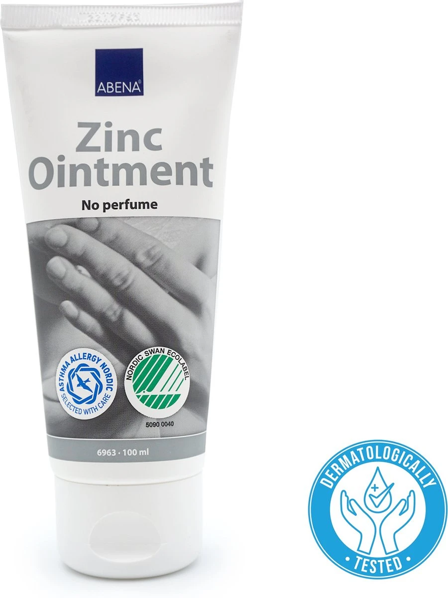 ABENA Zinkzalf Ongeparfumeerd - 20% Zinkoxide - Kalmeert De Huid - Antiseptisch - Parfumvrij En Kleurstofvrij - 1x 100ml 1 ABENA Zinkzalf Ongeparfumeerd - 20% Zinkoxide - Kalmeert De Huid - Antiseptisch - Parfumvrij En Kleurstofvrij - 1x 100ml