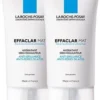 La Roche-Posay Effaclar Mat Dagcrème - 2x40ml - Tegen Zichtbare Poriën
