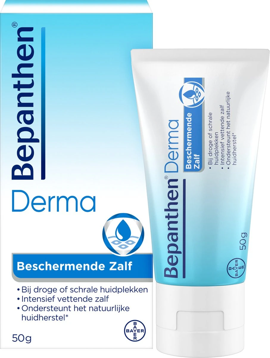 Bepanthen Beschermende Zalf - Intensief Vettende Zalf - Zonder Parfum - Droge Of Schrale Huidplekken - 50 Gram 7 Bepanthen Beschermende Zalf - Intensief Vettende Zalf - Zonder Parfum - Droge Of Schrale Huidplekken - 50 Gram - Afbeelding 7