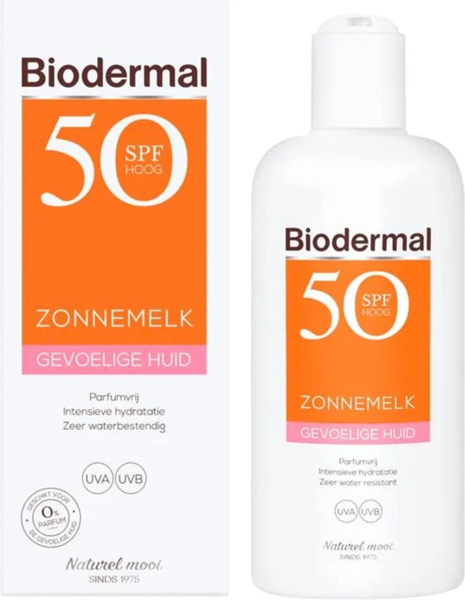 Biodermal Zonnemelk Gevoelige Huid - Zonnebrand Voor De Gevoelige Huid -SPF50+ 200 Ml 9 Biodermal Zonnemelk Gevoelige Huid - Zonnebrand Voor De Gevoelige Huid -SPF50+ 200 Ml - Afbeelding 9