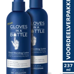 Gloves In A Bottle (GIAB) | Beschermende, Hydraterende, Herstellende Lotion | Droge, Schrale, Geïrriteerde Huid | Voordeelverpakking 2 X 237 Ml