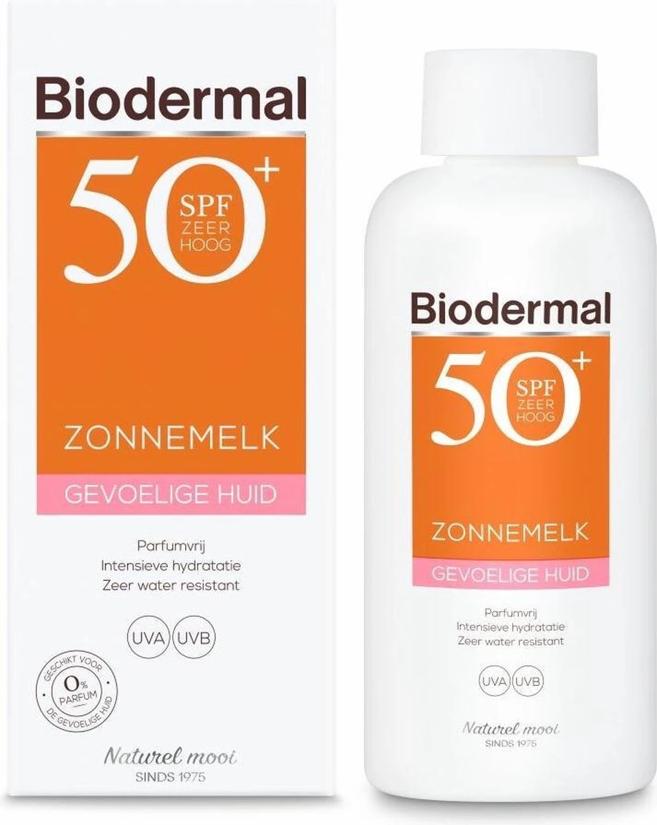 Biodermal Zonnemelk Gevoelige Huid - Zonnebrand Voor De Gevoelige Huid -SPF50+ 200 Ml 8 Biodermal Zonnemelk Gevoelige Huid - Zonnebrand Voor De Gevoelige Huid -SPF50+ 200 Ml - Afbeelding 8