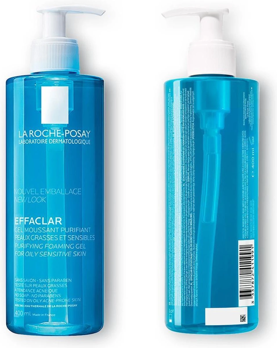 La Roche-Posay Effaclar Reinigingsgel - Anti-onzuiverheden - 400 Ml 2 La Roche-Posay Effaclar Reinigingsgel - Anti-onzuiverheden - 400 Ml - Afbeelding 2