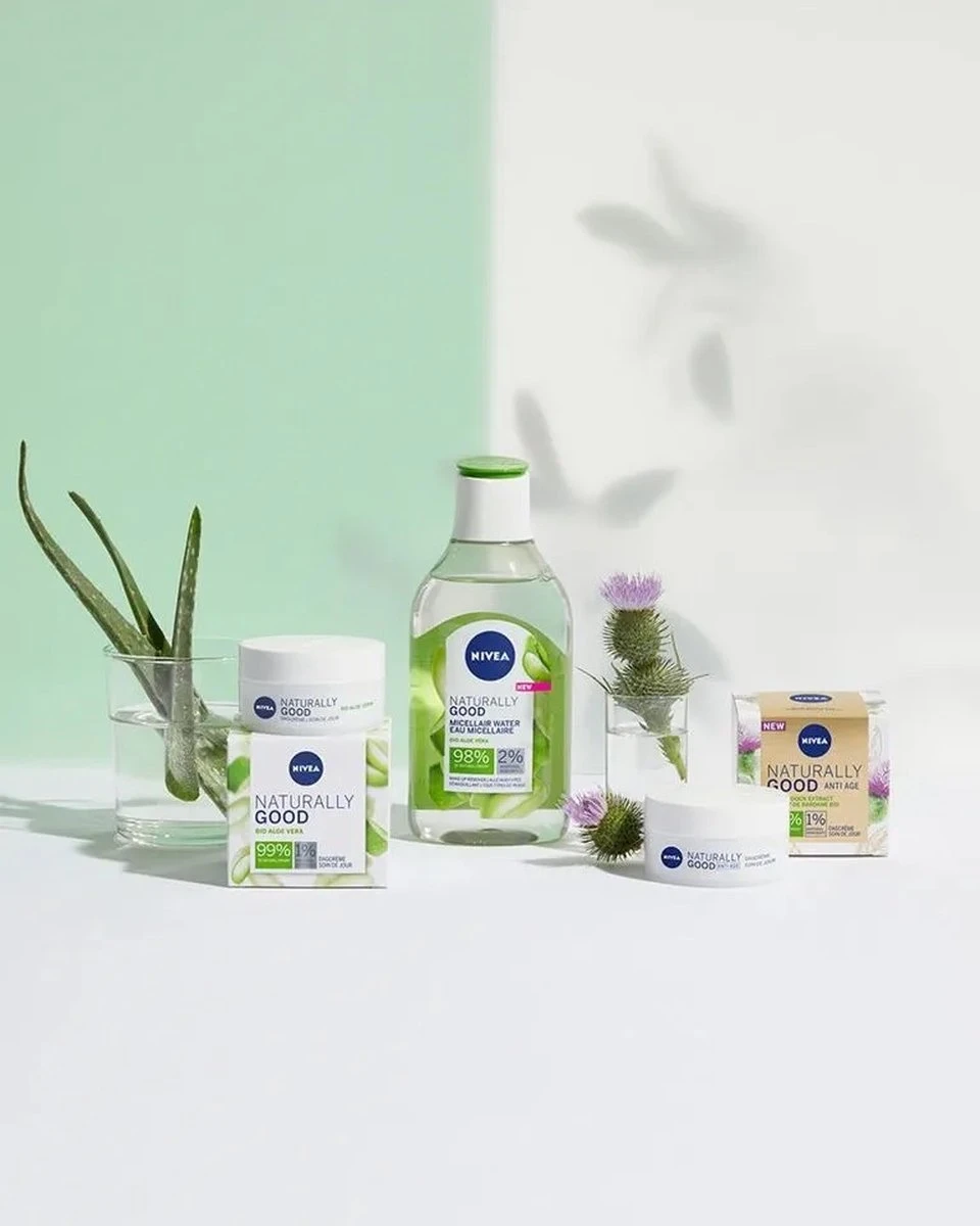 Nivea Naturally Good Dagcrème - 50 Ml - Met Biologische Aloë Vera 8 Nivea Naturally Good Dagcrème - 50 Ml - Met Biologische Aloë Vera - Afbeelding 8