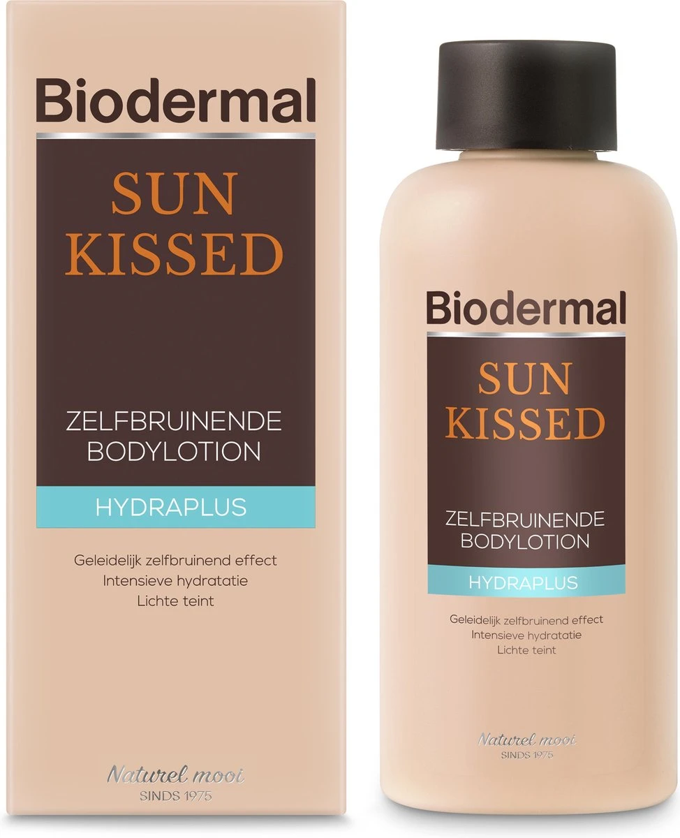 Biodermal Self Tan Sun Kissed Body Lotion - Zelfbruinende Lotion Voor Lichaam En Gezicht - 200ml NL 2 Biodermal Self Tan Sun Kissed Body Lotion - Zelfbruinende Lotion Voor Lichaam En Gezicht - 200ml NL - Afbeelding 2