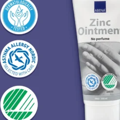 ABENA Zinkzalf Ongeparfumeerd - 20% Zinkoxide - Kalmeert De Huid - Antiseptisch - Parfumvrij En Kleurstofvrij - 1x 100ml 6 ABENA Zinkzalf Ongeparfumeerd - 20% Zinkoxide - Kalmeert De Huid - Antiseptisch - Parfumvrij En Kleurstofvrij - 1x 100ml -Zacht Huid Verkoop 975x1200 2